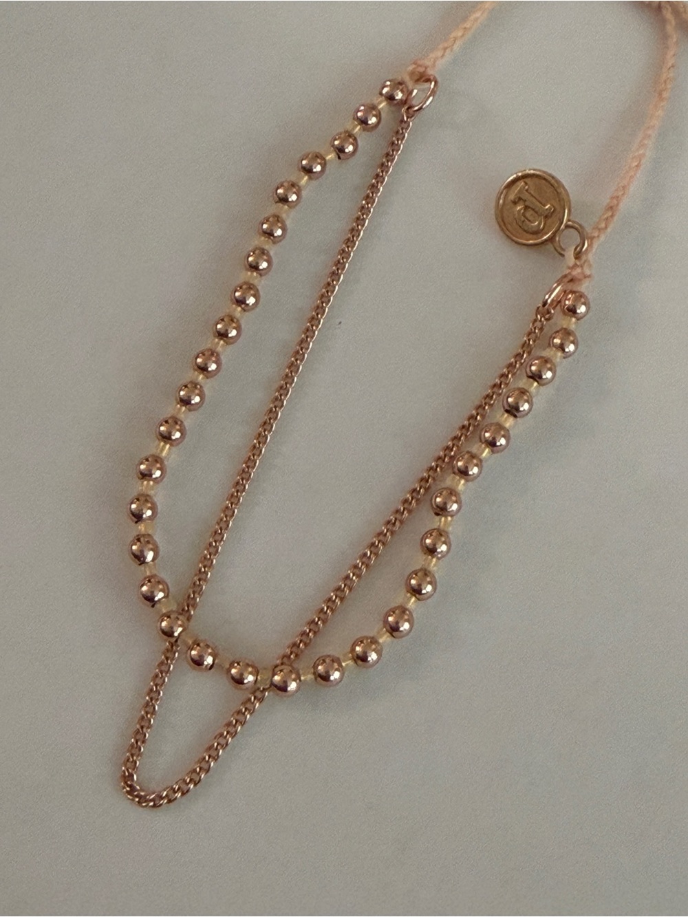 NWOT~Pura Vida Rose Gold Bracelet (From the Aspen Ovard Collection)